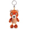 Niki Sunset Dream 2024 Tiger Mandarina Key Ring, 3.9 inches