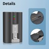 1-Pack 6040mAh V4 with Dual-Charger Station for Ring Battery, Compatible