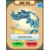 Animal Jam Classic AJC Sparkly Boa (READ DESCRIPTION) - Blue