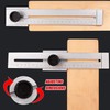 Rayong Marking Gauge 200 mm Matt Chrome-Plated Marking Gauge Metal