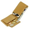 Branco Leather Men's Mini Purse Soft Cowhide 10 cm, tan