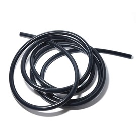 LTI 5 Feet Length Universal 8mm (5/16 Inch) Inner Diameter High Performance Silicone Vacuum Hose Line (8MM, Black)