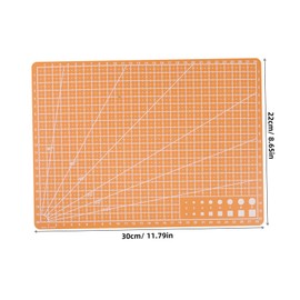Operitacx Back Cutting Tool Cutting Mat for Sewing Cutting Board Craft Cutting Mat for Crafts Chopping Board for Sewing Craft Cutting Mat Cutting Mat Sewing PP Orange