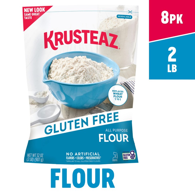 Krusteaz Gluten Free All-Purpose Flour, No Artificial Flavors, Colors, or