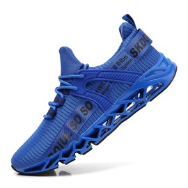 TSIODFO Zapatillas Deportivas para Hombre para Correr y Caminar, A59 Azul Marino., 7 US