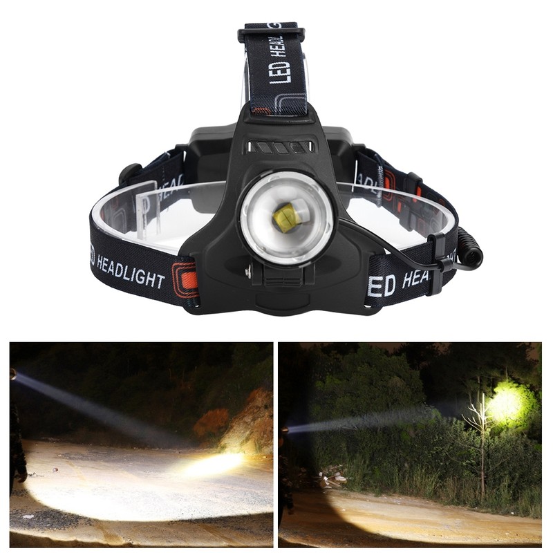 P50 LED Headlight Headlamp Waterproof Fashlight 3500LM 3 Lighting Modes