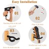 Pack of 4 Guitar Holders, Wall Mounted U-Shaped Guitar Stand,