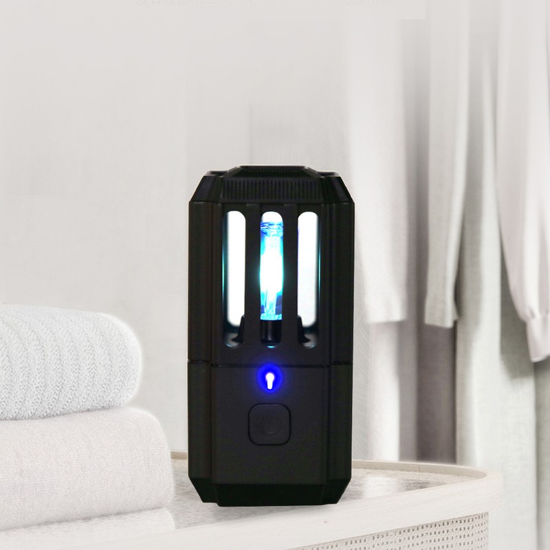 Portable UV Light Tool ABS Black Rechargeable Built In Battery