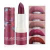 D Kit De 3 Barras Labiales Mate Tubo Paper Duradero