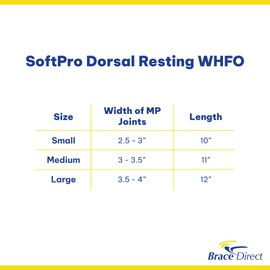 Brace Direct SoftPro Dorsal Resting Wrist Hand Finger Orthosis L3807, L3809 - Advanced Contracture Therapy - OCSI