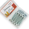 Kit de 20 piezas de tuercas de mariposa y pernos