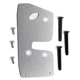 CS Works Door Latch Repair & Reinforcement STEEL Plate with replacement bolts fits Dodge Ram (BR) 94-01 2nd gen (Steel with replacement bolts, Left)