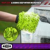 AIDEA Car Wash Mitt Microfiber, 1PK, Car Wash Brush, Green,