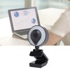 Webcam Full HD Computer Live Recording Touch Dimming Camera with