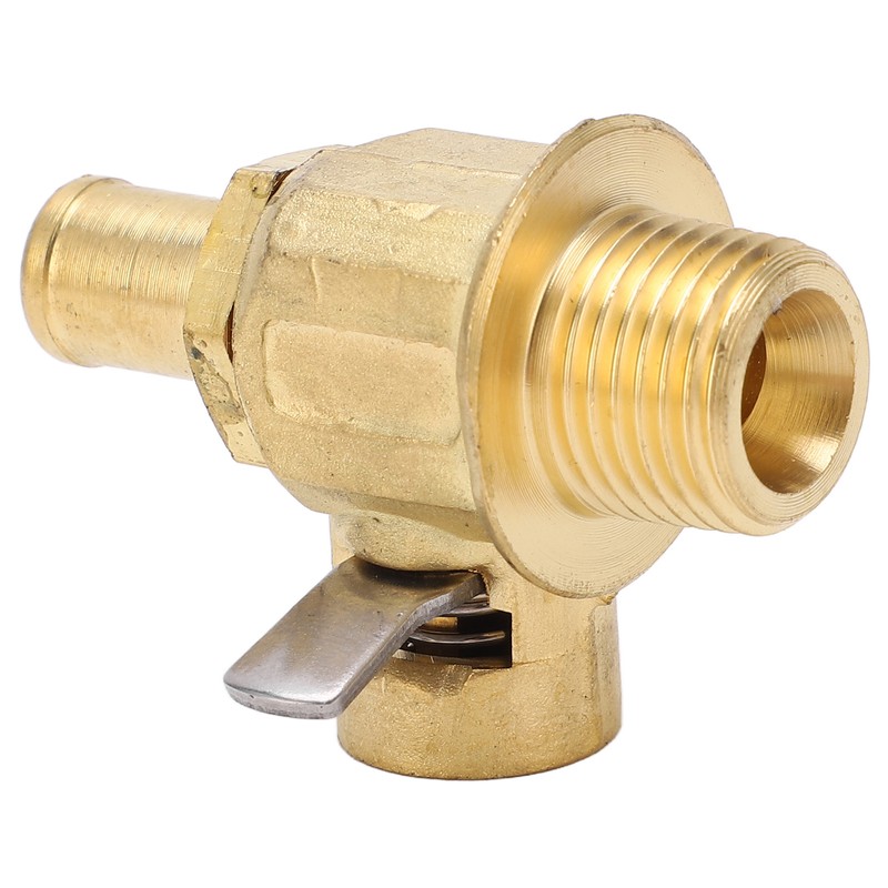 F110N Engine Oil Drain Valve with LC‑10 Lever Clip 3/8‑18