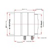 CS mount lens, CCTV lens with length 4mm High image