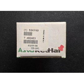 Asco 8320R186 100-240 100/240V Ac Brass Solenoid Valve, Normally Closed, 1/4 In