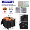 Collapsible Trunk Organizer for Car with Insulated Leak proof Cooler