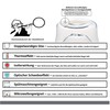 Feelino Ice-Bloom Double-Walled Jumbo Thermal Glasses Transparent Glasses incl. Tea