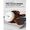 LE TAUCI French Onion Soup Bowls, 16 Ounce Ceramic Soup