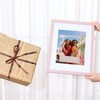 Vittanly 8x10 Picture Frame, Engineered Wood with Shatter Resistant Plexiglass,