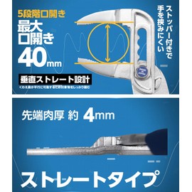 Master Chief Pliers Light Plush bureidomonsuta- Straight Size 200 mm SW – 200 