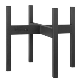 FaithLand Plant Stand, Adjustable Size Fits 12 13 14 15 16 Inches Large Plant Pot, Metal Planter Stand, Mid Century Expandable Plant Holder Indoor Outdoor, Adjustable Width: 12”-16.1” - Easy Assembly