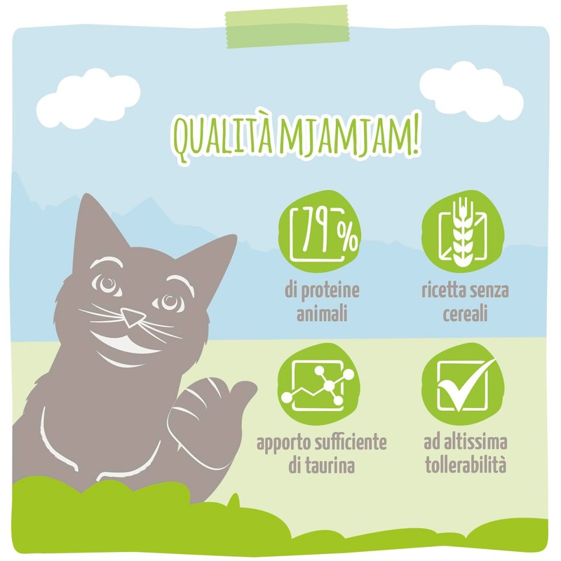 MjAMjAM - Crocchette premium per gatti - Pasti croccanti -
