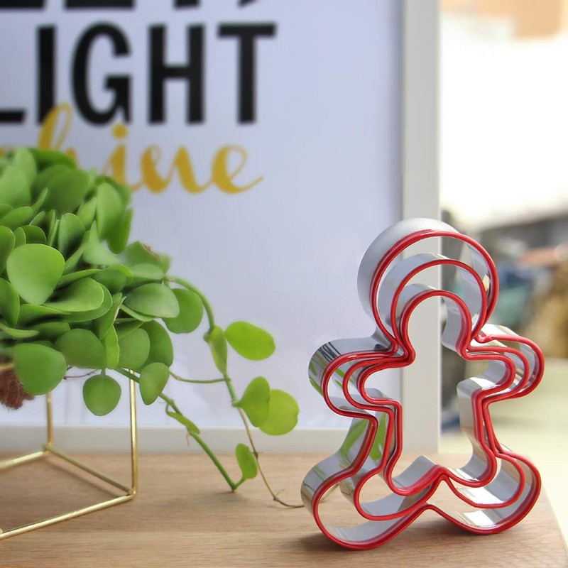 Shenghai Gingerbread Man Cookie Cutter Set of 3 Cookie Cutter