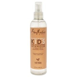 SheaMoisture Kids Extra Moisturizing Detangler Coconut & Hibiscus for Curly Hair Shea Butter Hair Care Product 8 oz