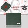 Urban Forest Kyle Two Fold Leather Wallet, Green/Grey with RFID