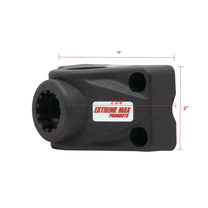 Extreme Max 3006.8601 360° Rotating Fishing Rod Holder Mounting Bracket