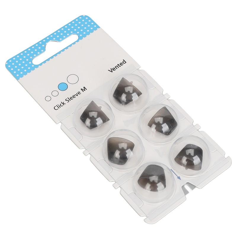 6pcs Silicone Click Sleeve Accessory Protect Ears Washable Sound Amplifier