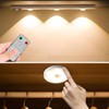 LED Puck Lights with Remote, 3 Color Under Cabinet Puck