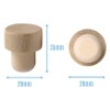19mm 'Pooping Dog' Wooden Bottle Stopper/Cork (BS00006679)