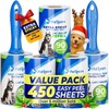 PetLovers Extra Sticky Lint Roller Mega Value Set 450 Sheets