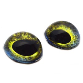 High Dome Mahi Mahi Dolphin Fish Half Sphere Fish Glass Eyes Ocean Animal Nautical Art Faux Taxidermy Jewelry Making Sculpture DIY Cabs (40mm)