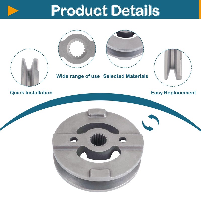 SCBHWJ Transmission Drive Pulley (M127358) Original Equipment Fits John De
