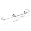 BATHSIR Crystal Towel Bar 24 Inch, Chrome Bathroom Towel Rack,
