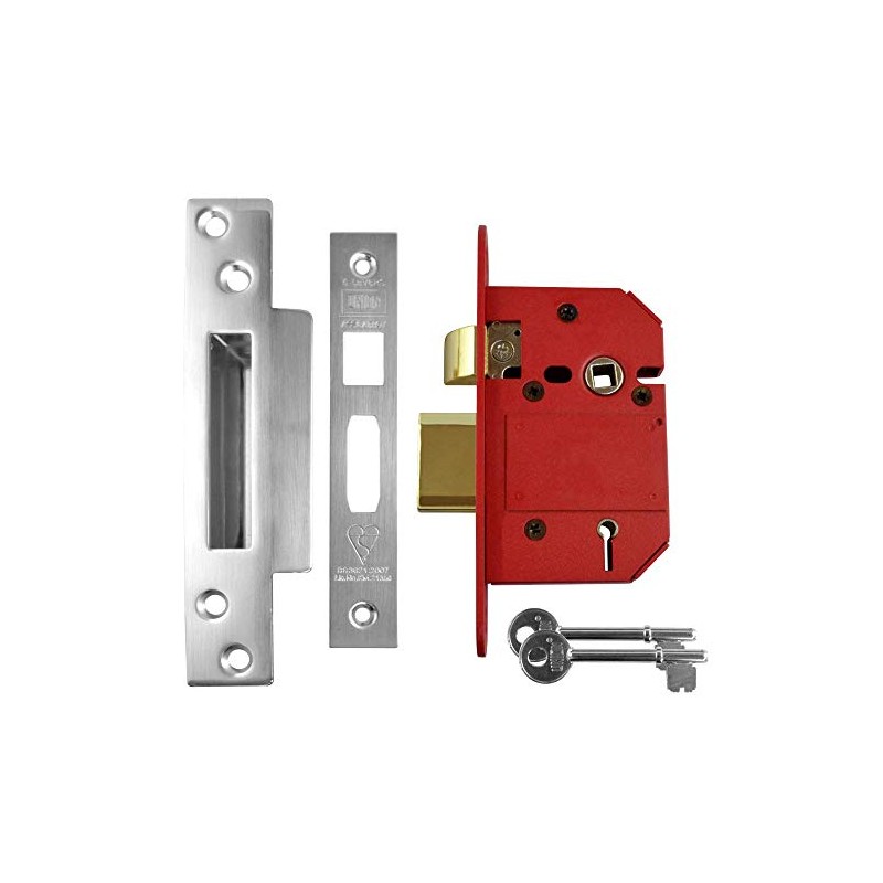 UNION UNNY2200SC25 Mortice Sashlocks-5 Lever, Set of 10
