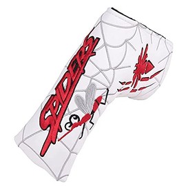 Putter Cover Headcover Fits Scotty Cameron Odyssey Magnetic Closure Pin Spider Embroidery Black Red White