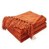 CozeCube Chenille Throw Blanket for Couch, Cozy Plush Fuzzy Decorative