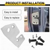 SYudwen Door Latch Repair and Reinforcement Plate Kit Compatible with
