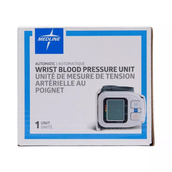 Medline Plus Digital Wrist Blood Pressure Monitor 14 cm to