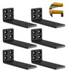 Floating Hidden Shelf Brackets L-Shaped Wall Shelf Support Brackets 6