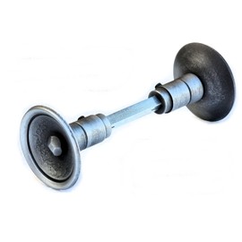 UHRIG Door Knob, Rotating Knob Pulls, Wrought Iron Vintage Door Knob, Rotary Knob for Garden Door, Entrance Gate, Room Door etc.