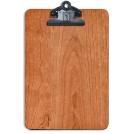 Memo Clipboards American Cherry Hardwood Clipboard 6.5" x 9.5"