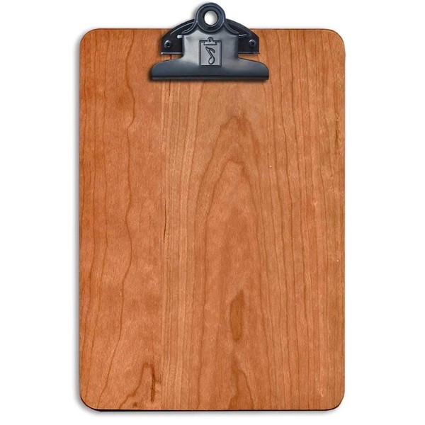 Memo Clipboards American Cherry Hardwood Clipboard 6.5" x 9.5"