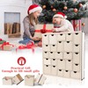 sulanmo Christmas Wooden Advent Calendar with 25 Drawers, Countdown to
