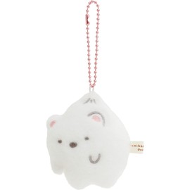 San-X AB27001 Sumikko Gurashi Tsuresari Mascot, Shirokuma H3.0 x W 2.6 x D 1.2 inches (75 x 65 x 30 mm)